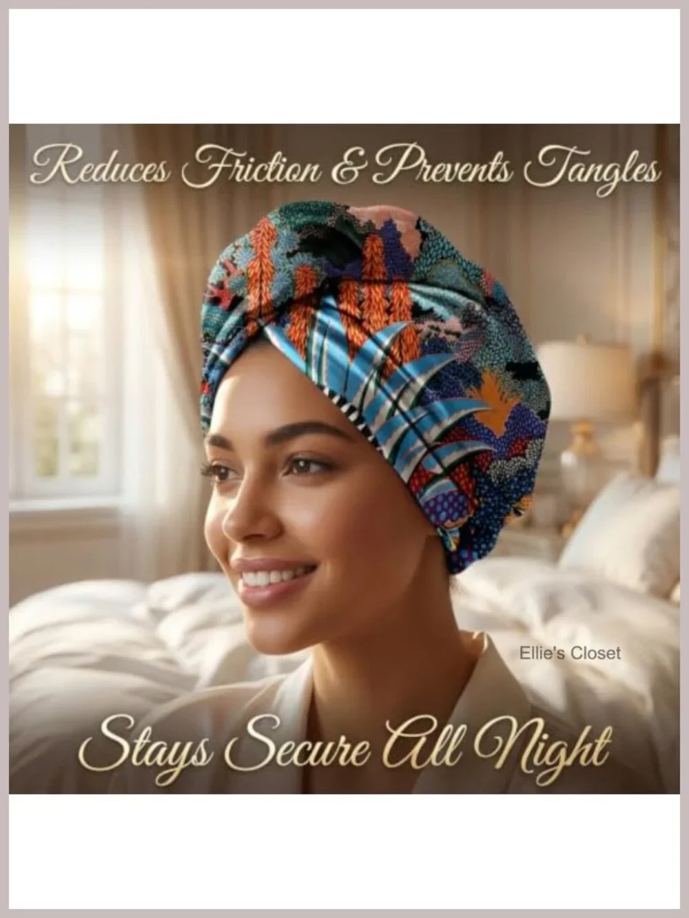 Silk-Like Satin Head Scarf for Women, Non-Slip Twill Bandana, 35x35 Square Wrap